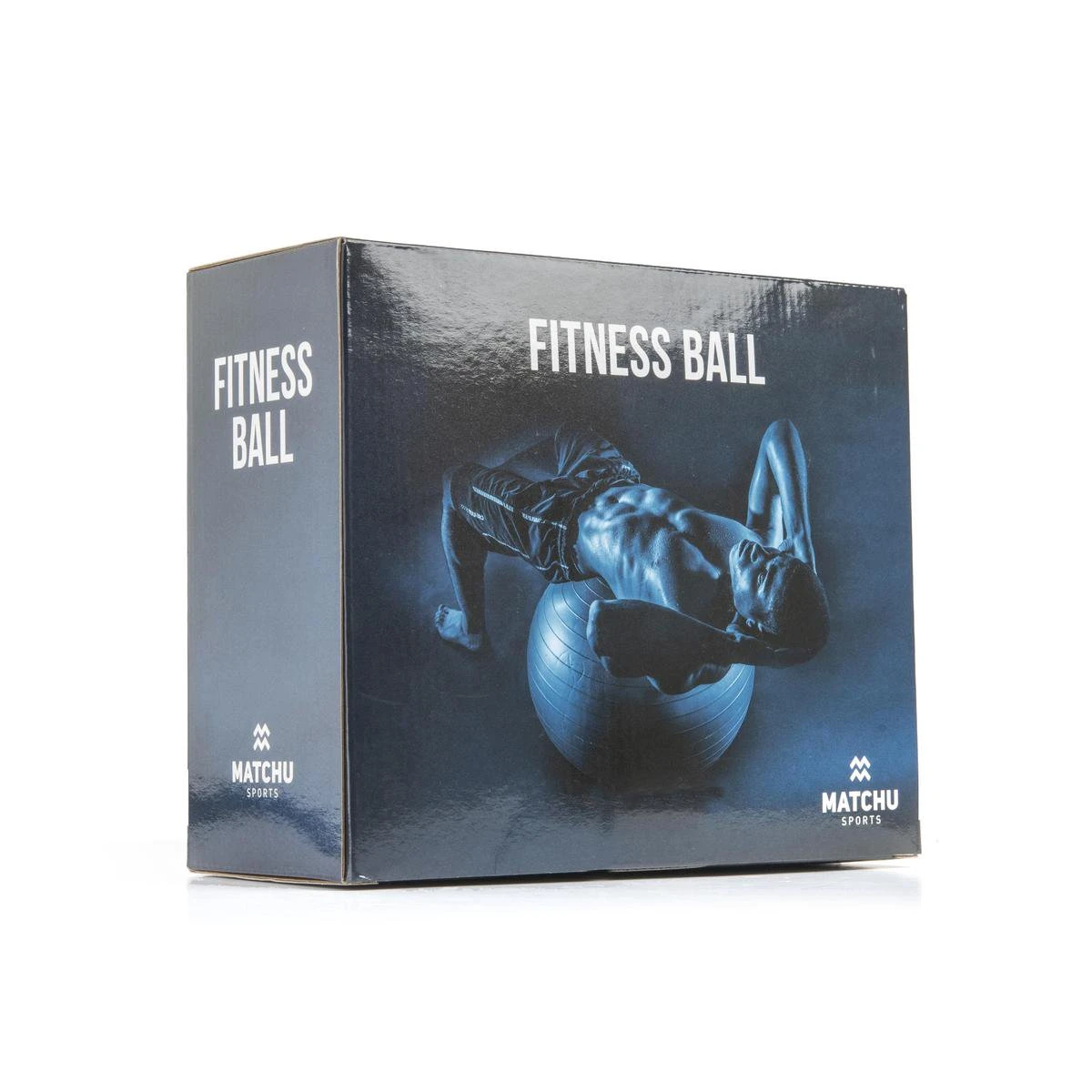 Matchu Sports - Fitness Bal - Ø 65 Cm - Gymbal - Zitbal - Inclusief Pomp - Zilver 4 Matchu Sports - Fitness Bal - Ø 65 Cm - Gymbal - Zitbal - Inclusief Pomp - Zilver - Afbeelding 2