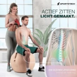 Sportstech Fitnessbal - Zitbal - Ergnomisch Voor Yoga, Pilates, Zwangerschap & Homegym - YOBA100 -Fit Gear Verkoop 1200x1200 1479