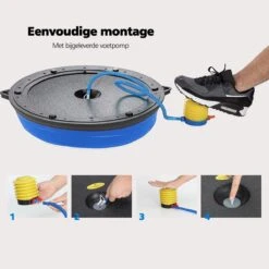 SWILIX ® Balanstrainer - Balance Board Met Weerstandsbanden - Balansbord Blauw -Fit Gear Verkoop 1200x1200 1507