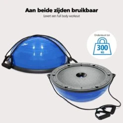 SWILIX ® Balanstrainer - Balance Board Met Weerstandsbanden - Balansbord Blauw -Fit Gear Verkoop 1200x1200 1509