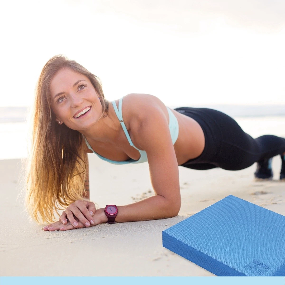 Orange Gym, Balance Pad - 38x32.5x6 Cm – Blauw – Balanspad – Balanstrainer – Balanskussen – Yoga En Pilates 5 Orange Gym, Balance Pad - 38x32.5x6 Cm – Blauw – Balanspad – Balanstrainer – Balanskussen – Yoga En Pilates - Afbeelding 3