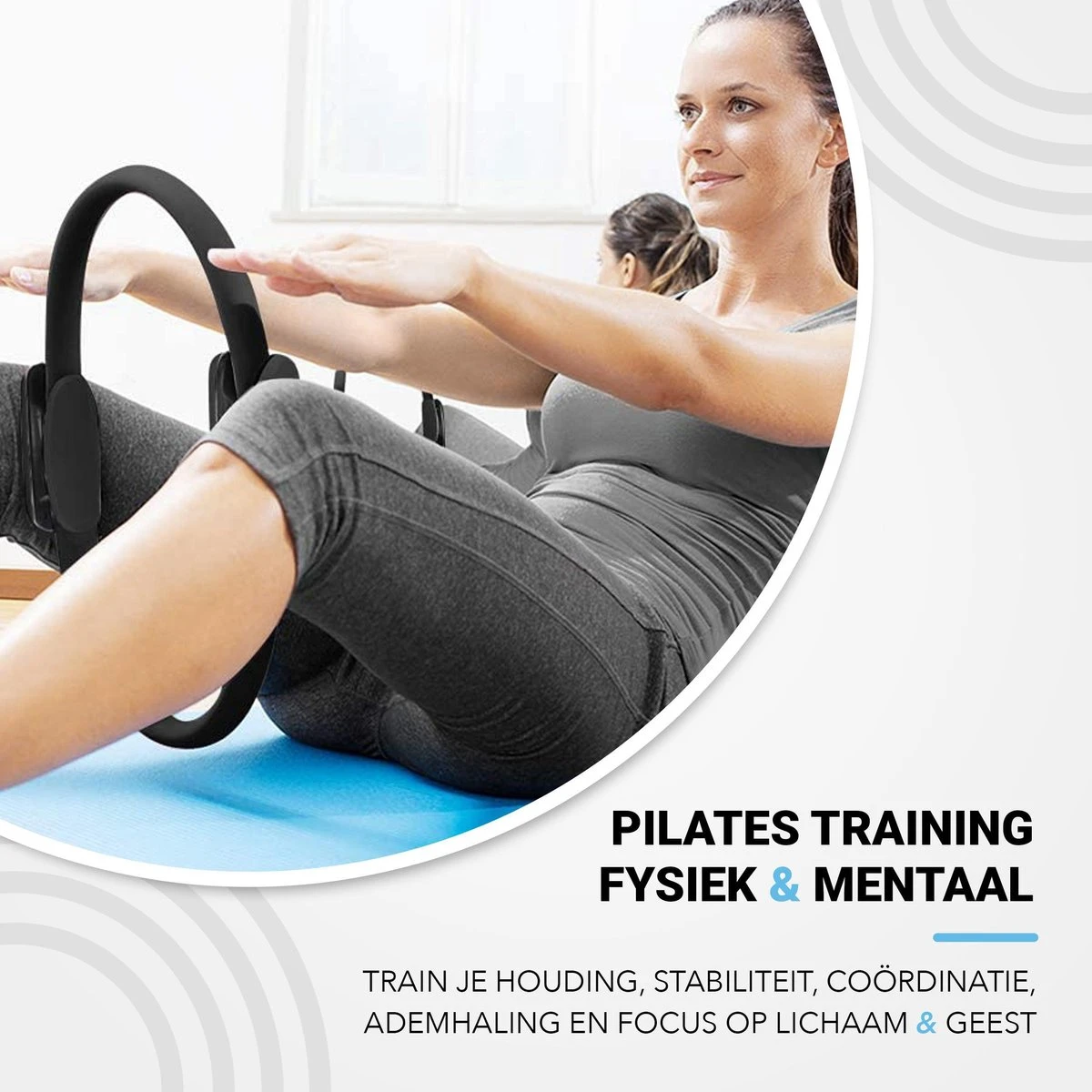 Positive Things Pilates Ring - Yoga Ring - Yoga Wiel - Hoogwaardige Fitness Ring 10 Positive Things Pilates Ring - Yoga Ring - Yoga Wiel - Hoogwaardige Fitness Ring - Afbeelding 8