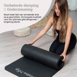 Yoga Mat Sportmat Fitnessmat Antislip NBR - 1 Cm Zwart -Fit Gear Verkoop 1200x1200 1682