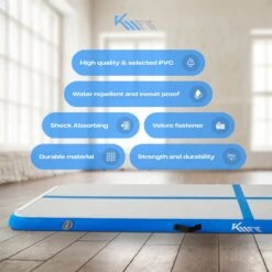 KM-Fit Gymnastiekmat Opblaasbare Airtrack Fitness Sport Gym Mat 3 M Blauw -Fit Gear Verkoop 1200x1200 1703