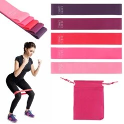 Resistance Band Weerstandsbanden Fitness Elastiek - Set Van 5 - Bootybands - Billen En Buikspieren Trainen - Roze En Paars -Fit Gear Verkoop 1200x1200 1732