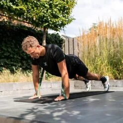 FITELASTIX® Premium Weerstandsband Lang - Alles In 1 - Full Body - Voor Elk Niveau - Resistance Band - Fitness Elastiek - Sport Elastiek Fitness - Met Handvatten - Inclusief Instructievideo's - Groen -Fit Gear Verkoop 1200x1200 1805