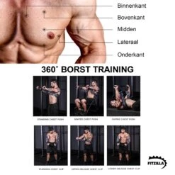 FITZILLA - Weerstandsband - Fitness Elastiek - Resistance Band - Tot 60kg - Halter - Opbergtas -Fit Gear Verkoop 1200x1200 1849