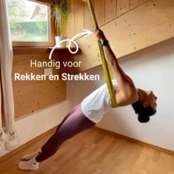 Therapeutische Hangmat YOGA ICON | Aerial Yoga | 280*150cm | Goud | Inclusief Handige Draagtas En 1 Plafondhaak | Workout | Training En Ontspanning | -Fit Gear Verkoop 1200x1200 1874