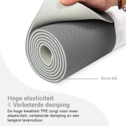 Yoga Mat Sportmat Fitnessmat Antislip Duurzaam Met Yoga Lessen - Grijs -Fit Gear Verkoop 1200x1200 1879