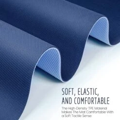 Saferell Antislip Yogamat - Paars - Gemaakt Van TPE Met Extra Dik (6mm) - Sportmat Fitness Mat Duurzaam Paars- Hypoallergene Yoga Mat Met Draagband - 183 Cm X 61 Cm X 0,6 Cm -Fit Gear Verkoop 1200x1200 1895