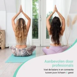 Yoga Mat Sportmat Fitnessmat Antislip Duurzaam Met Yoga Lessen - Turquoise -Fit Gear Verkoop 1200x1200 1933