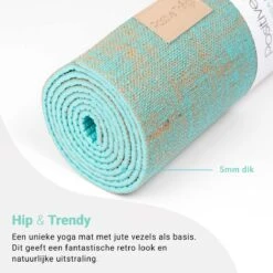 Yoga Mat Sportmat Fitnessmat Antislip Duurzaam Met Yoga Lessen - Turquoise -Fit Gear Verkoop 1200x1200 1935