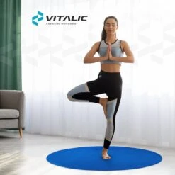 Ronde Yoga Mat Anti Slip (140 Cm Doorsnede) - Yogamat Extra Dik (6mm) - Yoga Matje | VITALIC -Fit Gear Verkoop 1200x1200 1972