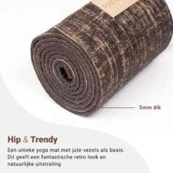 Yoga Mat Sportmat Fitnessmat Antislip Duurzaam Met Yoga Lessen - Bruin -Fit Gear Verkoop 1200x1200 1979