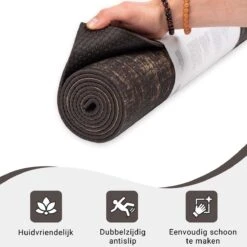 Yoga Mat Sportmat Fitnessmat Antislip Duurzaam Met Yoga Lessen - Bruin -Fit Gear Verkoop 1200x1200 1980
