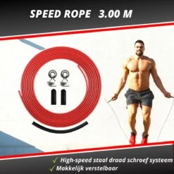Professioneel Crossfit & Fitness Springtouw – Jump Rope – Speedrope – Verstelbaar – Rood 11 Professioneel Crossfit & Fitness Springtouw – Jump Rope – Speedrope – Verstelbaar – Rood -Fit Gear Verkoop 1200x1200 1997