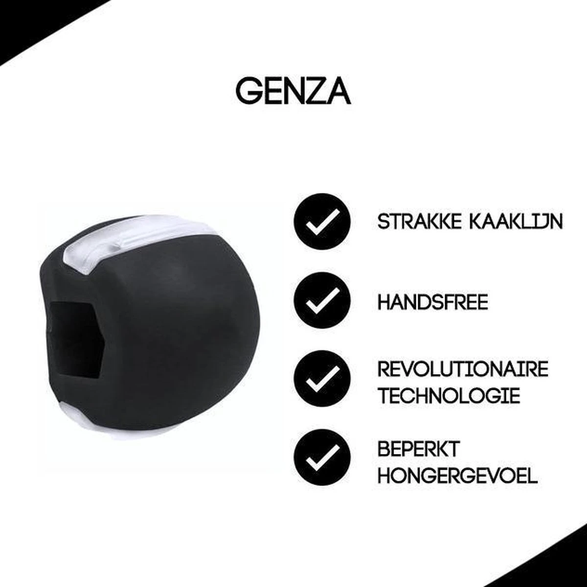 Merkloos Premium Kaaklijn Trainer - Kaak Trainer - Jawline Trainer - Kaakspier Trainer - Jawline Exercise - Facial Toner - Kaaklijn Trainer 4 Merkloos Premium Kaaklijn Trainer - Kaak Trainer - Jawline Trainer - Kaakspier Trainer - Jawline Exercise - Facial Toner - Kaaklijn Trainer - Afbeelding 2