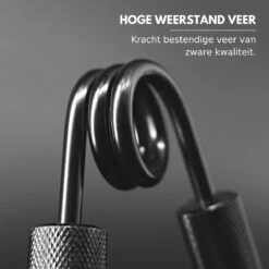 U-Fit One 3 Delige Metal Handtrainer Set - 45kg, 68kg, 90kg - Grip Trainer - Handknijper - Knijphalter - Armtrainer - Hand Knijper - Handgripper - Heavy Gripper - Onderarm - Buigveer - Zwart -Fit Gear Verkoop 1200x1200 2089