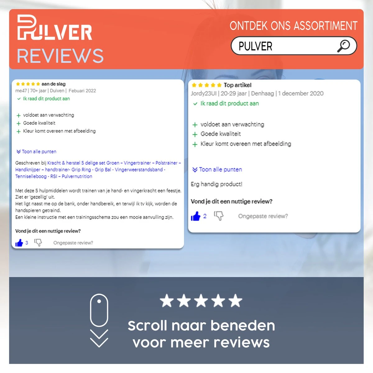 Pulver -Handtrainer 10 To 60kg Met Vingertrainer - Handknijper- Knijphalter - Armtrainer – Gewichten - Hand Knijper Set - Handgripper - Hand Gripper - Grip - Onderarm Trainer - Buigveer – Grip Trainer - Vinger - Hand Spier - Fitness - Oranje 5 Pulver -Handtrainer 10 To 60kg Met Vingertrainer - Handknijper- Knijphalter - Armtrainer – Gewichten - Hand Knijper Set - Handgripper - Hand Gripper - Grip - Onderarm Trainer - Buigveer – Grip Trainer - Vinger - Hand Spier - Fitness - Oranje - Afbeelding 3