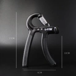 U-Fit One Handtrainer 10 Tot 60kg - Verstelbare Handgrip - Handknijper - Vingertrainer - Onderarm Grip Trainer - Zwart - Inclusief Ebook -Fit Gear Verkoop 1200x1200 2143