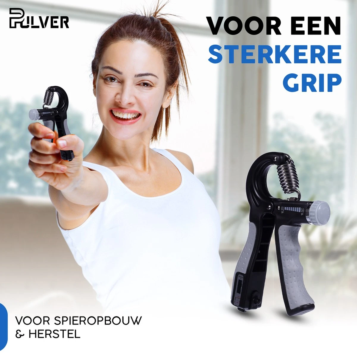 Pulver -Handtrainer 10 To 60kg Met Vingertrainer - Handknijper- Knijphalter - Armtrainer – Gewichten - Hand Knijper Set - Handgripper - Hand Gripper - Grip - Onderarm Trainer - Buigveer – Grip Trainer - Vinger - Hand Spier - Fitness - Grijs 9 Pulver -Handtrainer 10 To 60kg Met Vingertrainer - Handknijper- Knijphalter - Armtrainer – Gewichten - Hand Knijper Set - Handgripper - Hand Gripper - Grip - Onderarm Trainer - Buigveer – Grip Trainer - Vinger - Hand Spier - Fitness - Grijs - Afbeelding 7
