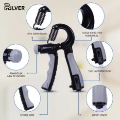 Pulver -Handtrainer 10 To 60kg Met Vingertrainer - Handknijper- Knijphalter - Armtrainer – Gewichten - Hand Knijper Set - Handgripper - Hand Gripper - Grip - Onderarm Trainer - Buigveer – Grip Trainer - Vinger - Hand Spier - Fitness - Grijs 17 Pulver -Handtrainer 10 To 60kg Met Vingertrainer - Handknijper- Knijphalter - Armtrainer – Gewichten - Hand Knijper Set - Handgripper - Hand Gripper - Grip - Onderarm Trainer - Buigveer – Grip Trainer - Vinger - Hand Spier - Fitness - Grijs -Fit Gear Verkoop 1200x1200 2162