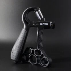 U-Fit One Teller Handtrainer 10 Tot 60kg - Verstelbare Handgrip - Handknijper - Vingertrainer - Onderarm Grip Trainer - Zwart -Fit Gear Verkoop 1200x1200 2166