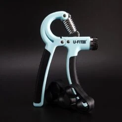U-Fit One Handtrainer - 10 To 60kg - Handknijper - Knijphalter - Vingertrainer - Onderarm Grip Trainer - Lichtblauw -Fit Gear Verkoop 1200x1200 2207