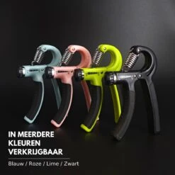 U-Fit One Handtrainer - 10 To 60kg - Handknijper - Knijphalter - Vingertrainer - Onderarm Grip Trainer - Lichtblauw -Fit Gear Verkoop 1200x1200 2208