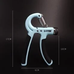 U-Fit One Handtrainer - 10 To 60kg - Handknijper - Knijphalter - Vingertrainer - Onderarm Grip Trainer - Lichtblauw -Fit Gear Verkoop 1200x1200 2209