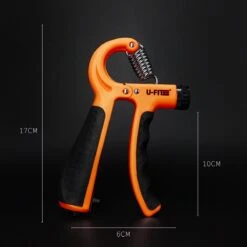 U-Fit One Teller Handtrainer 10 Tot 60kg - Verstelbare Handgrip - Handknijper - Vingertrainer - Onderarm Grip Trainer - Oranje - Incl Instructies -Fit Gear Verkoop 1200x1200 2224