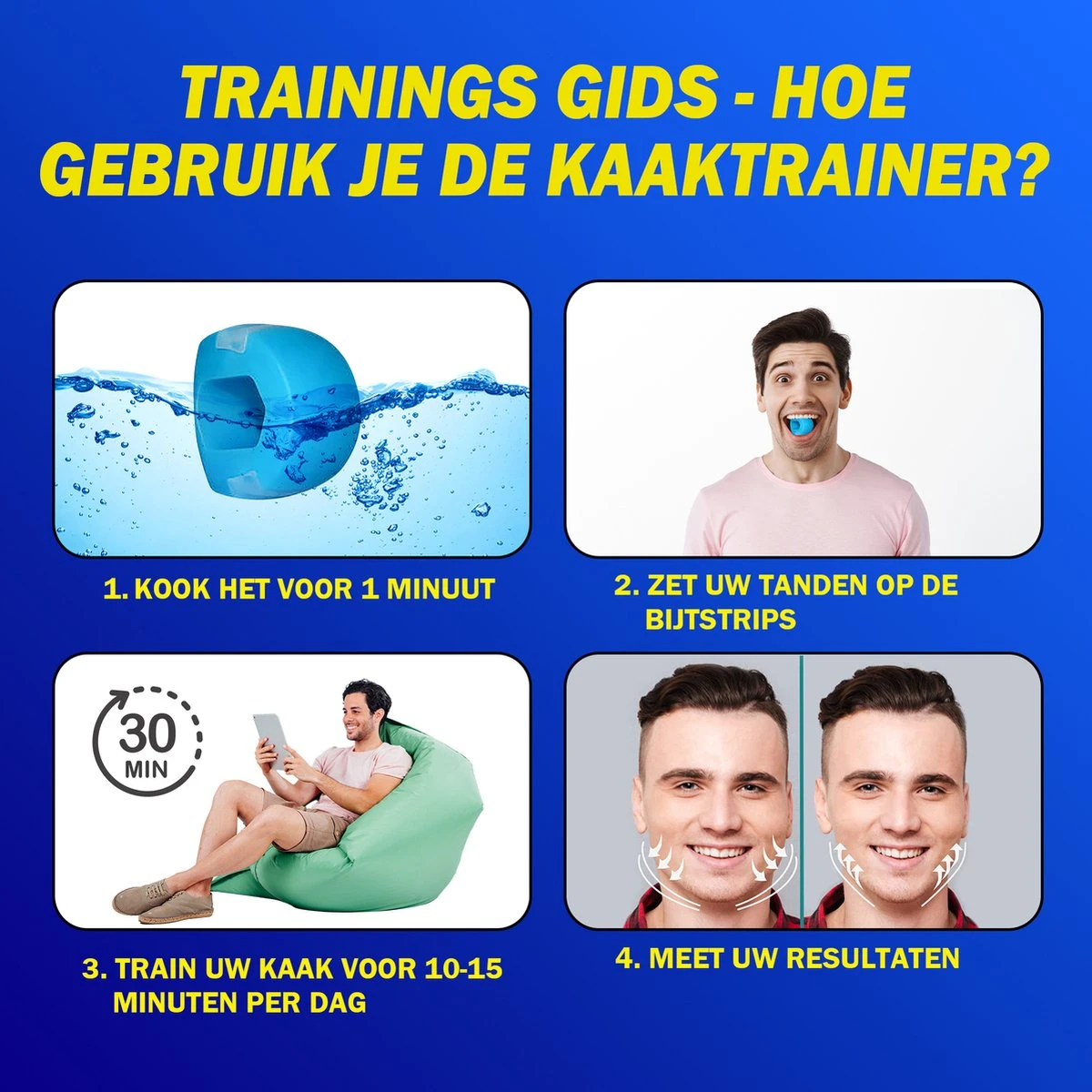 Cozy World - Kaaktrainer - Jawline - Kaaklijn - Onderkin Trainer - Gezichtspier - Anti Aging - Gezichtsdoorbloeding 6 Cozy World - Kaaktrainer - Jawline - Kaaklijn - Onderkin Trainer - Gezichtspier - Anti Aging - Gezichtsdoorbloeding - Afbeelding 4