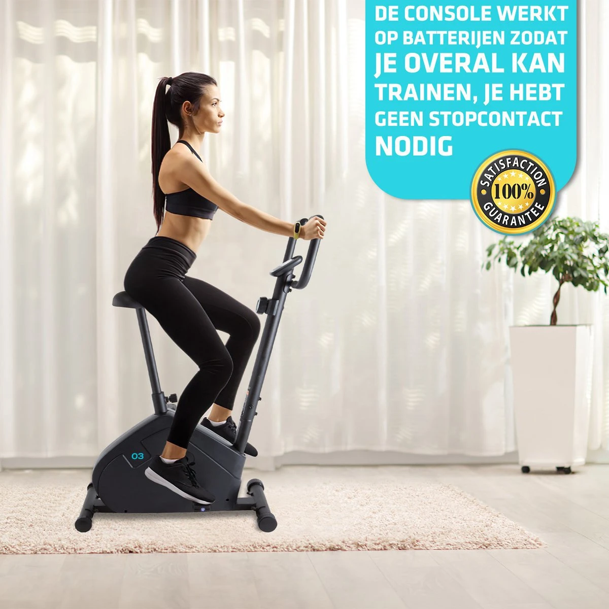 Hometrainer Fitness Fiets - Verstelbaar - Met Lcd-scherm - Veilig En Comfortabel 7 Hometrainer Fitness Fiets - Verstelbaar - Met Lcd-scherm - Veilig En Comfortabel - Afbeelding 5