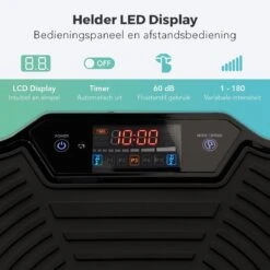 LifeGoods Trilplaat - Bluetooth Speaker - 180 Niveaus - Fitness Weerstandskabels - Afstandsbediening - Zwart -Fit Gear Verkoop 1200x1200 421