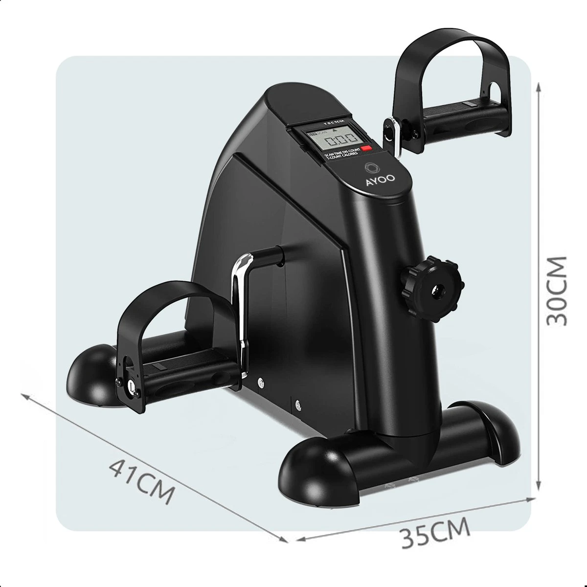 AYOO® Stoelfiets Met LCD Display - Inclusief GRATIS Anti-Slipmat - Minibike - Inklapbaar - Bureaufiets - Stoel Fiets – Beentrainer – Fietstrainer – Bewegingstrainer – Slipmat - Pedaalfiets 8 AYOO® Stoelfiets Met LCD Display - Inclusief GRATIS Anti-Slipmat - Minibike - Inklapbaar - Bureaufiets - Stoel Fiets – Beentrainer – Fietstrainer – Bewegingstrainer – Slipmat - Pedaalfiets - Afbeelding 6