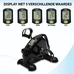 Luxari - Stoelfiets Pro - Verstelbare Weerstand - Inclusief Grip Mat - Handgreep - Display - Hometrainer - Deskbike - Beentrainer – Armtrainer - Fietstrainer - Bewegingstrainer -Fit Gear Verkoop 1200x1200 453