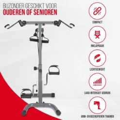 3-in-1 Hometrainer Fietstrainer Fitness Stoelfiets Armtrainer Pedaaltrainer - Voor Senioren Of Revalidatie 12 3-in-1 Hometrainer Fietstrainer Fitness Stoelfiets Armtrainer Pedaaltrainer - Voor Senioren Of Revalidatie -Fit Gear Verkoop 1200x1200 459