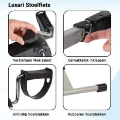 Luxari Stoelfiets - Inclusief Computer - Bureaufiets - Hometrainer - Deskbike - Beentrainer – Pedaaltrainer - Fietstrainer - Bewegingstrainer - Mini Hometrainer 12 Luxari Stoelfiets - Inclusief Computer - Bureaufiets - Hometrainer - Deskbike - Beentrainer – Pedaaltrainer - Fietstrainer - Bewegingstrainer - Mini Hometrainer -Fit Gear Verkoop 1200x1200 480