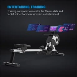 CAPITAL SPORTS Stream M1 Roeitrainer 105cm - LC Display - 8 Standen - Roeimachine - Roeiapparaat - Magneetweerstand -Fit Gear Verkoop 1200x1200 523