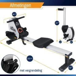 Roeitrainer Met 8 Weerstandsniveaus - Roeimachine Inklapbaar - Roeiapparaat Met Trainingscomputer -Fit Gear Verkoop 1200x1200 557