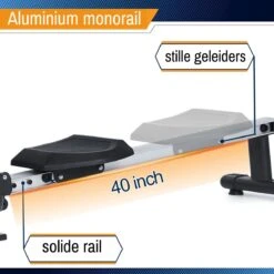 Roeitrainer Met 8 Weerstandsniveaus - Roeimachine Inklapbaar - Roeiapparaat Met Trainingscomputer -Fit Gear Verkoop 1200x1200 558