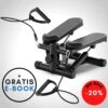 Marbo Stepper - Stepper Fitness - Home Trainer - Verstevigd - 2 Weerstandsbanden - Met Monitor - Verstelbare Weerstand - Step Fitness - Mini Stepper - Verticale Stepper - Professioneel - - Stair Stepper - Step-apparaat - Mini Fitnessapparaat - Step -Fit Gear Verkoop 1200x1200 573