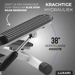 Luxari - 2-in-1 Verstelbare Weerstand - Stepper - Computer - 2 Weerstandskabels - Zwart/wit - Mini Stepper - Aerobic Stepper 13 Luxari - 2-in-1 Verstelbare Weerstand - Stepper - Computer - 2 Weerstandskabels - Zwart/wit - Mini Stepper - Aerobic Stepper -Fit Gear Verkoop 1200x1200 584