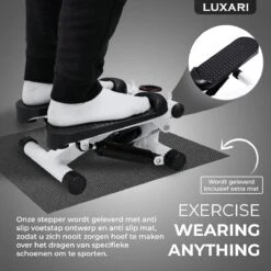 Luxari - 2-in-1 Verstelbare Weerstand - Stepper - Computer - 2 Weerstandskabels - Zwart/wit - Mini Stepper - Aerobic Stepper 14 Luxari - 2-in-1 Verstelbare Weerstand - Stepper - Computer - 2 Weerstandskabels - Zwart/wit - Mini Stepper - Aerobic Stepper -Fit Gear Verkoop 1200x1200 585