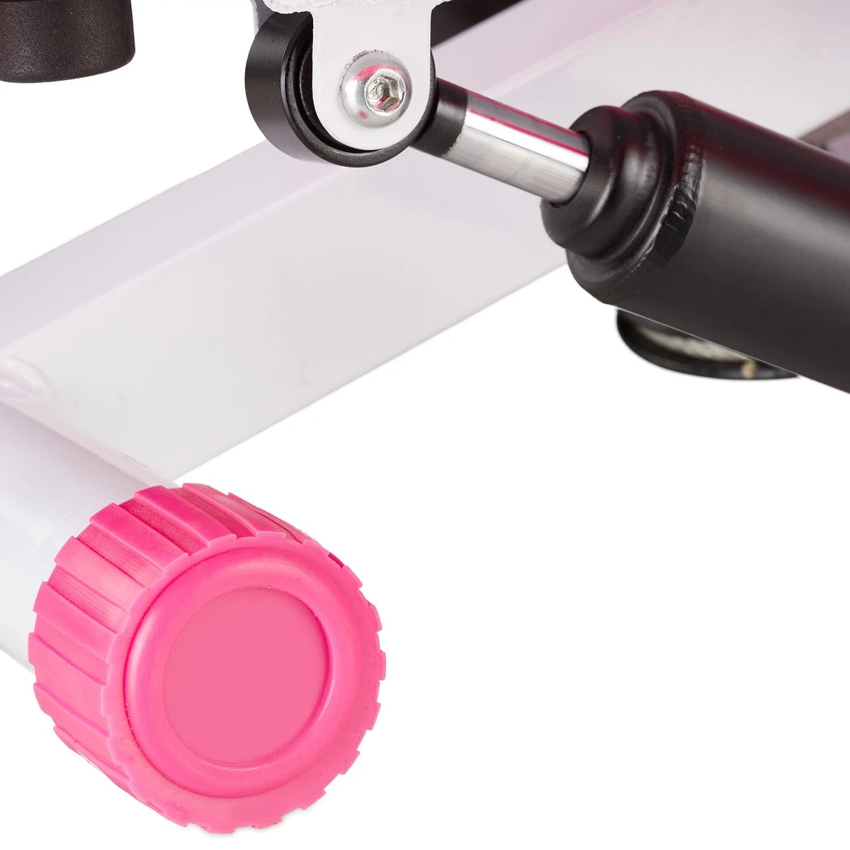 Relaxdays Swing Stepper - 2 Weerstandsbanden - Fitness Stepper - Display - Diverse Kleuren - Roze 4 Relaxdays Swing Stepper - 2 Weerstandsbanden - Fitness Stepper - Display - Diverse Kleuren - Roze - Afbeelding 2