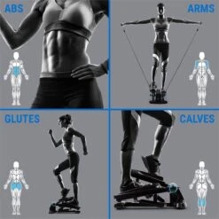 CAPITAL SPORTS Galaxy Step - Mini Stepper - Fitness Training Voor Thuis - LC Display - Inclusief Power Ropes - App Bediening - Blauw 14 CAPITAL SPORTS Galaxy Step - Mini Stepper - Fitness Training Voor Thuis - LC Display - Inclusief Power Ropes - App Bediening - Blauw -Fit Gear Verkoop 1200x1200 607