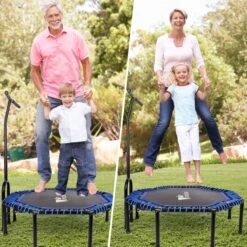 FOXSPORT Trampoline - Jump - Fitness - Volwassene Of Kindertrampoline - Fitness Trampoline Met Handvat - Mini Trampoline - Kleine Trampoline - Sport Trampoline - Inclusief Handgrip - Fitnesstrampolines - 119 Cm -Fit Gear Verkoop 1200x1200 634