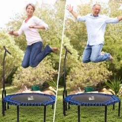 FOXSPORT Trampoline - Jump - Fitness - Volwassene Of Kindertrampoline - Fitness Trampoline Met Handvat - Mini Trampoline - Kleine Trampoline - Sport Trampoline - Inclusief Handgrip - Fitnesstrampolines - 119 Cm -Fit Gear Verkoop 1200x1200 635
