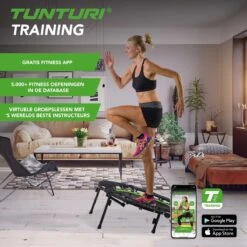 Tunturi Fitness Trampoline - Mini Trampoline - Opvouwbaar - 104cm Springoppervlak - Inclusief Beschermrand & Handgrip - Incl. Gratis Fitnessapp 20 Tunturi Fitness Trampoline - Mini Trampoline - Opvouwbaar - 104cm Springoppervlak - Inclusief Beschermrand & Handgrip - Incl. Gratis Fitnessapp -Fit Gear Verkoop 1200x1200 645