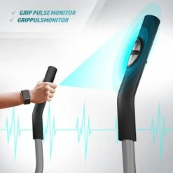 GoodVibes - Crosstrainer Met LCD-scherm Voor Thuisgebruik Met Hartslagsensor En Buiksteun - Thuistrainer - Stepper - Cardiotrainer - Homegym -Fit Gear Verkoop 1200x1200 663